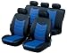WALSER AM12463 TOP Universal Autositzbezug Felicia blau/schwarz
