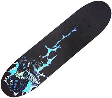 UGIN Children Double Sided Skateboard Complete Wheels Trucks Maple Deck Bearing Grip Tape