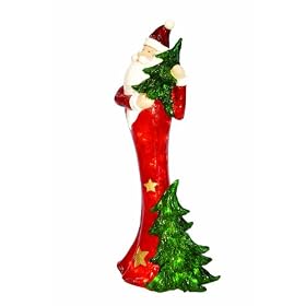 Barcana 40.5-Inch Illuminated Life Impressions Santa Christmas Light by Barcana
