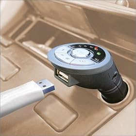 MP3/WMA FM Car Modulator with USB Port/Audio Input
