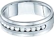 0.53CTW DIAMOND MACHINE SET MENS BAND Size 10