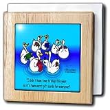 Larry Miller - Swan-Mart Gift Cards - 6 Inch Tile Napkin Holder