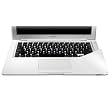 moshi PalmGuard for Macbook 13" Unibody - Silver