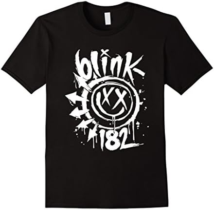 Men's Blink 182 - Drawn Up Logo - T-Shirt Medium Black