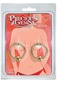 Precious Gems Nipple Rings Gold - (disc)