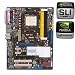 Electronics : Asus M2N-SLI AMD AM2 NVIDIA nForce560SLI MCP PCI-Ex16 DDR2 800 10 Motherboard