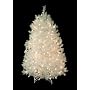 4.5' Pre-Lit Shimmering White Iridescent Christmas Tree - Clear Lights