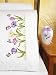 Janlynn Tulip Garden Pillowcase Pair Stamped Embroidery Kit