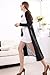 Shawhuaa Womens Chiffon Splice Long Sleeve Lightweight Long Maxi Cardigan Black