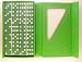 Double Six Jumbo Dominoes-(8.5" x 5") Set of 28-Green/Green
