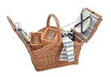 Bakers 2 Chambray Casual Basket by Optima