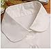 Lowpricenice Fashion Doll collar Vintage Elegant Women's Fake Half Shirt Detachable Blouse White