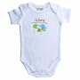 Luvable Friends Zodiac Bodysuit Libra, White, 3-6 Months
