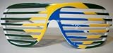 Brasil / Brazil Flag Shutter Shades Style Sunglasses