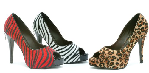 Penthouse Women's Harlow Peep Toe Pump