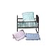 Baby Doll Gingham Cradle Set, Pink