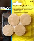 Heavy Duty Self Adhesive Felt Protectors 38mm Round 8/Pk