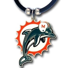 Forever Collectibles NFL Logo Necklace - Miami Dolphins