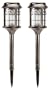 Sunergy 2 Antique Pewter Inlay Arch Solar Light, White