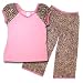 Esme Cheetah or Leopard Reni Short Sleeve Loungewear
