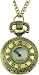 Vintage Style Roman Numeral Locket Watch Pendant with Chain