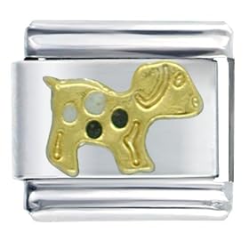 Golden Italian Charm Dog
