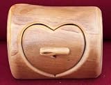 Nature Turns 1 Heart Drawer 1 Hidden Drawer Aspen Jewelry Box