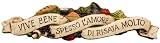 Vive Bene Italian wall plaque and door topper