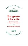Du geste� la cit� par Berque