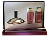 Euphoria By Calvin Klein For Women. Gift Set ( Eau De Parfum Spray 3.4 Oz + Sensual Skin Lotion 3.4. Oz + Sensual Bath & Shower Gel  3.4 Oz ).