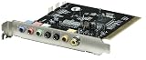 MANHATTAN PCI Sound Karte 7 Kanal Vollduplex 96 kHz 24 bit Dolby Digital EX DTS ES HRTF 3D Audio DirectMusic, DirectSound 3D und A3D