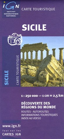 City Travel Guides Discounted  Livres : Carte touristique : Sicile