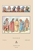 Masculine Fashions of Russia - Auguste Racinet Art Print Poster - 12 x 18