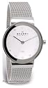 Skagen Women's Silver Dial Mesh Bracelet Watch #358SSSD