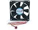 StarTech.com 80x25mm Dual Ball Bearing Computer Case Fan with TX3 Connector FANBOX2 (Black)