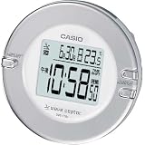 CASIO (カシオ) 目覚し時計 WAVE CEPTOR ウェーブセプター 電波時計 (福島・九州両局対応) カレンダー表示 温度表示 DQD-110J-7JF