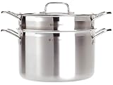 Le Creuset Trivita Stainless Steel Multi Pot with Pasta / Steamer Insert, 24 cm