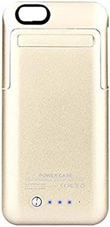 California Cable Market TM iPhone 6 Battery Charging Gold Protective Hard Case with Kickstand for iphone 6