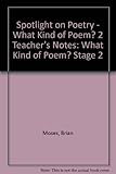 What kind of poem?. 2, Teacher's notes