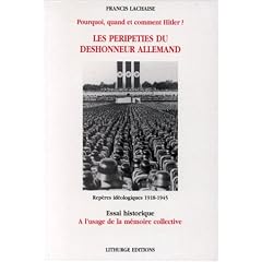 Les peripeties du deshonneur allemand
