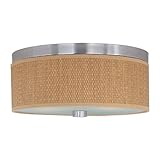 ET2 Lighting E95002-101SN 2 Light Elements Flush Mount Ceiling