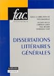 Dissertations litt�raires g�n�rales