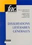 Dissertations litt�raires g�n�rales