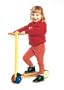 Le Toy Van Wooden Folding Scooter Rainbow