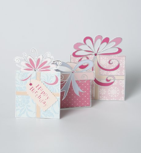 image :3 Fold Die Cut Presents Card