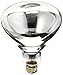 Satco S4999 Medium Light Bulb in Bronze/Dark Finish, 6.50 inches, 1 Count (Pack of 1), Clear Heat