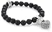 Amazon price tracker, Amazon price history charts, Queen Baby Black Onyx Bead and 3D Pave Crowned Heart Bracelet