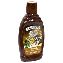 Smucker's Magic Shell Ice Cream Topping, Chocolate Flavor, 7.25-Ounce Bottles (Pack of 12)