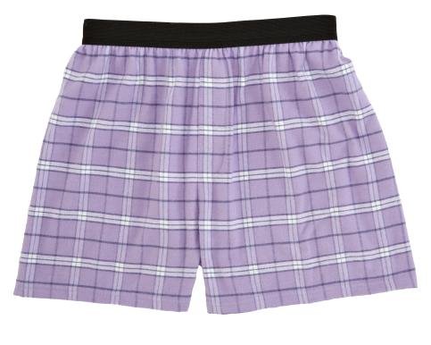 Buy Lavender Plaid check flannel cotton boxers boxer shorts available in 8 sizes