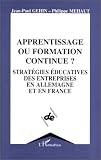 Apprentissage ou formation continue?: Strat�gies �ducatives des entreprises en Allemagne et en France